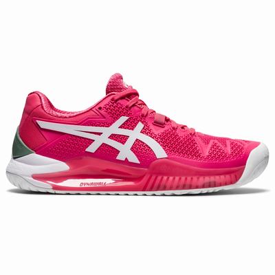 Női Asics Gel-Resolution 8 Teniszcipő AS9517624 Rózsaszín/Fehér